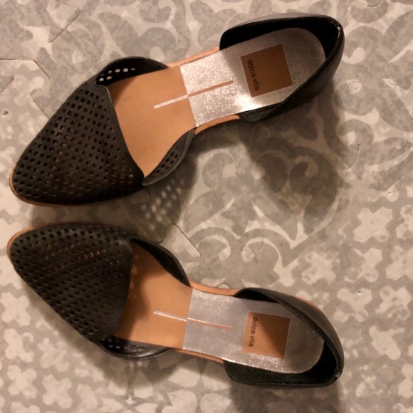 Dolce Vita Paige Flats Perforated Pointy Toe - Picture 3 of 4